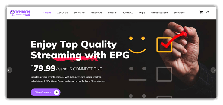 Typhoon Labs IPTV provider